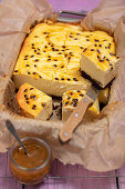 Cheesecake with passionfruit