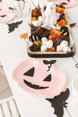 Halloween table setting