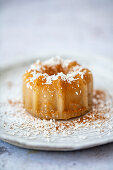 Coconut flan from Costa Rica (Caribbean)