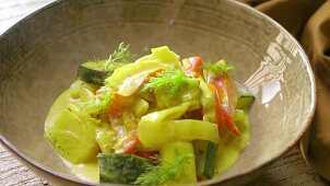 Vegetable curry - Step by step