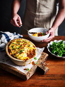 Slow-cooked beef topped with pillowy potato mash