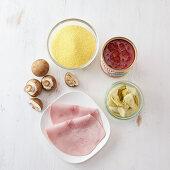 Zutaten für Polenta-Pizza