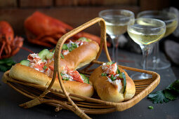 American lobster rolls