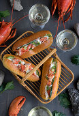 American lobster rolls