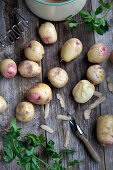 Potato still life