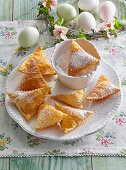 Easter fried dough pastries