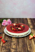 Vanilla Raspberry Cheesecake