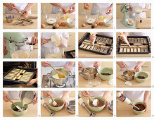 Egg yolk pastry boats with Parisian whipped cream - step by step