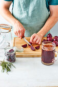 Prepare pickled beets