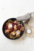 Kaiserschmarrn with morello cherries and ginger