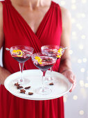 Mulled wine cocktail