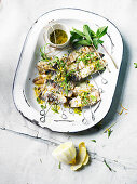 Grilled sardines with rosemary and chilli