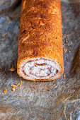 Raspberry Almond Roll