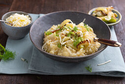 Veganes Fenchel-Risotto