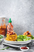 Kimchi-Maisfritters