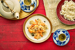 Shrimp in Longjing tea (China)