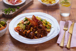 Goulash with vegetables