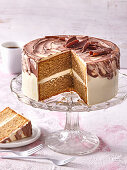 Vietnamese iced coffee cake