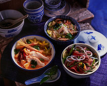 Three Vietnamese soups