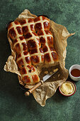 Traditional Easter Hot cross buns