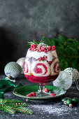 Weihnachtliches Himbeertrifle