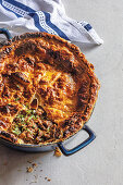 Pot Pie with Lamb, Dates and Chili