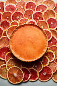 Pink Grapefruit-Cheesecake