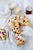 Strawberry bliss scones