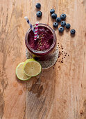 Balinese blueberry smoothie