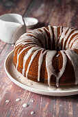 Bundt cake with icing