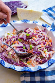 Coleslaw with Greek yogurt