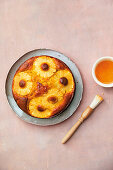 Gestürzter Ricotta-Ananas-Kuchen