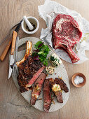 Beef ribs with anchovy butter