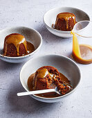 Sticky toffee puddings