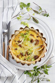 Quiche with beef