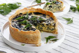 Nettle quiche