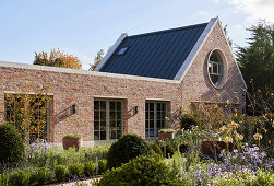 English house with brick façade