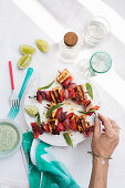 Vegane Tandoori-Tofu-Kebabs