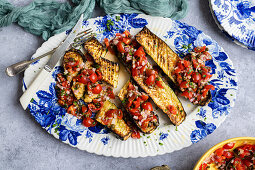 Zucchini cooked in the Air Fryer