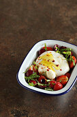 Summer burrata salad with balsamic berries