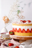 Strawberry crem cheese cake