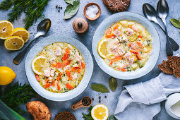 Lohikeitto (Finnish salmon soup)