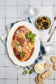 Tagliatelle with vegetable ragu