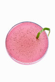 Pink Cosmopolitan with lime zest