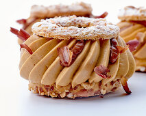 Paris Brest with peanut cream