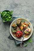 Three kinds of bread dumplings