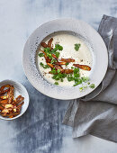 Zero Waste Jerusalem Artichoke Cream Soup with Crisps