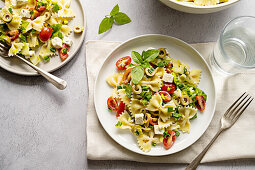 Mediterranean pasta salad