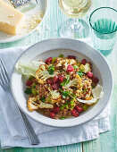 Buckwheat risotto with baked cauliflower