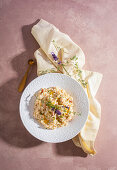 Risotto with sausage and thyme